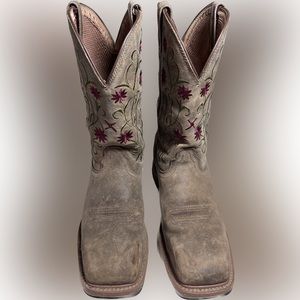 Twisted X Women’s Work Cowgirl Cowboy Boot Size 8-8.5 Worn only 1x Steel Toe